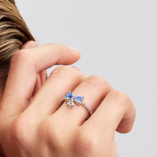 Pandora Bridgerton Blue Bow Ring