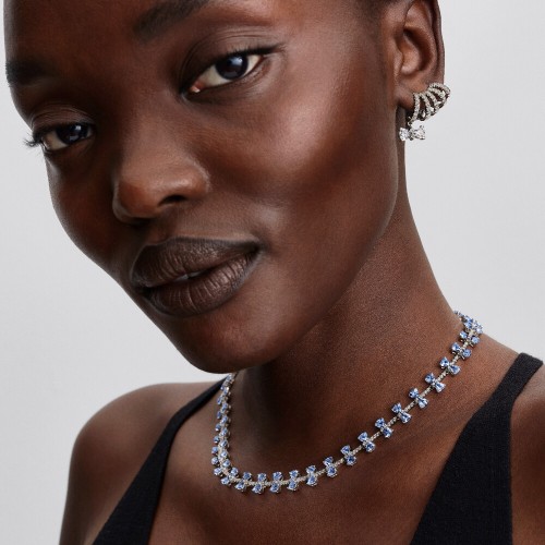 Pandora Bridgerton Sparkling Bow Climber Earrings