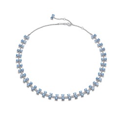 Pandora Bridgerton Blue Bow Necklace