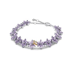 Pandora Bridgerton Herbarium & Bee Tennis Bracelet
