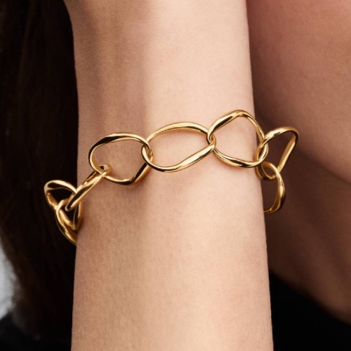 Pandora Organically Shaped Link Bracelet Pandora Organically Shaped Link Bracelet