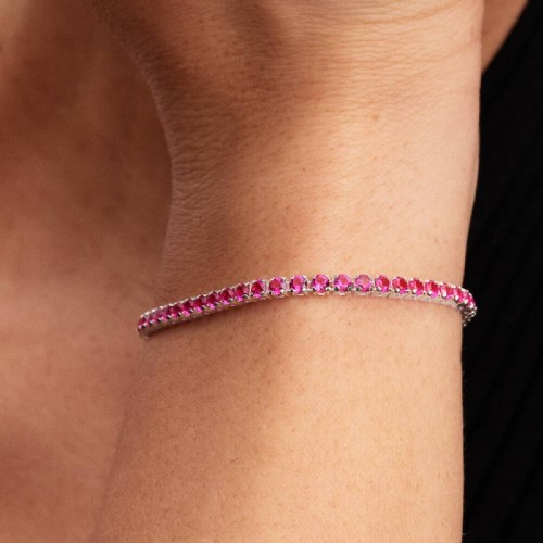 Pandora Sparkling Pink Tennis Bracelet Pandora Sparkling Pink Tennis Bracelet