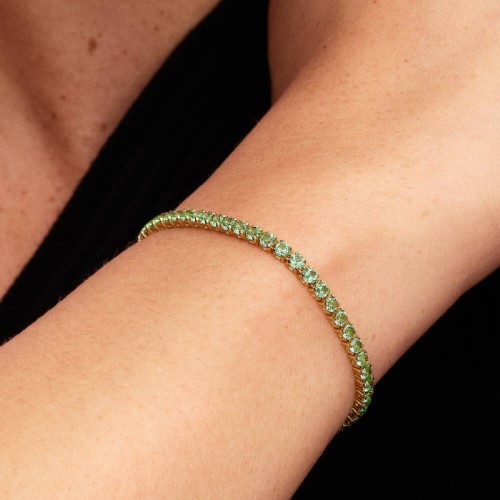 Pandora Sparkling Green Tennis Bracelet
