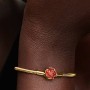Pandora Disney Beauty and the Beast Enchanted Rose Snake Chain Bracelet Pandora Disney Beauty and the Beast Enchanted Rose Snake Chain Bracelet
