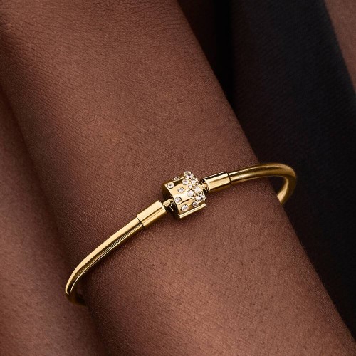 Pandora Sparkling Barrel Clasp Bangle Pandora Sparkling Barrel Clasp Bangle