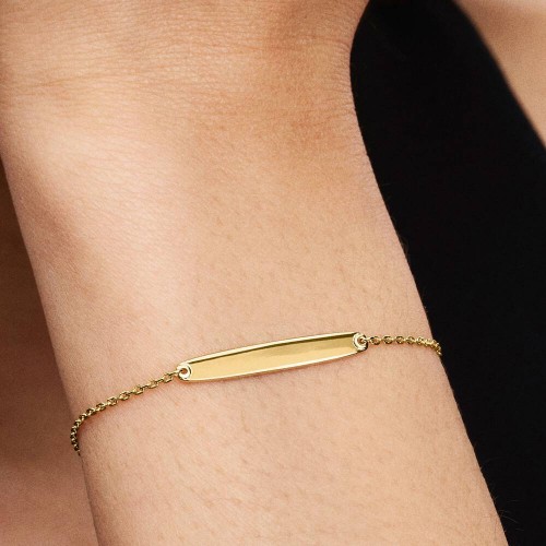 Pandora Engravable Bar Chain Bracelet Pandora Engravable Bar Chain Bracelet