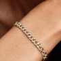 Pandora Two-tone Pavé Cuban Chain Bracelet Pandora Two-tone Pavé Cuban Chain Bracelet
