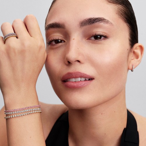 Pandora Pink Small Tennis Bracelet Pandora Pink Small Tennis Bracelet