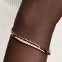 Pandora Organically Shaped Stone-Set Bangle Pandora Organically Shaped Stone-Set Bangle