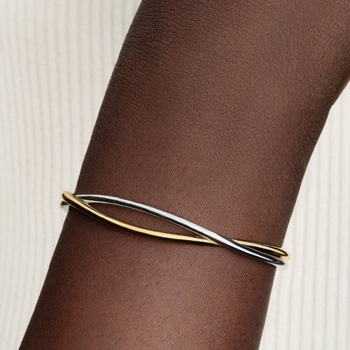 Pandora Entwined Two-Tone Open Bangle Pandora Entwined Two-Tone Open Bangle