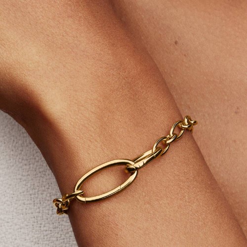 Pandora Openable Oval Link Chain Bracelet Pandora Openable Oval Link Chain Bracelet