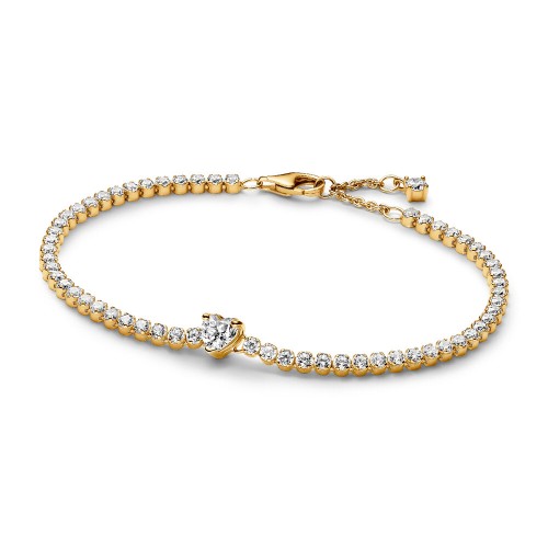 Pandora Sparkling Heart Tennis Bracelet Pandora Sparkling Heart Tennis Bracelet