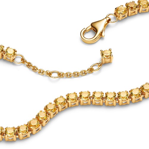 Pandora Sparkling Yellow Tennis Bracelet Pandora Sparkling Yellow Tennis Bracelet