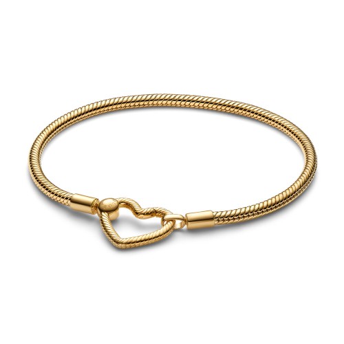 Pandora Heart Closure Snake Chain Bracelet Pandora Heart Closure Snake Chain Bracelet