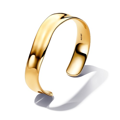 Pandora Organically Shaped Broad Open Bangle Pandora Organically Shaped Broad Open Bangle