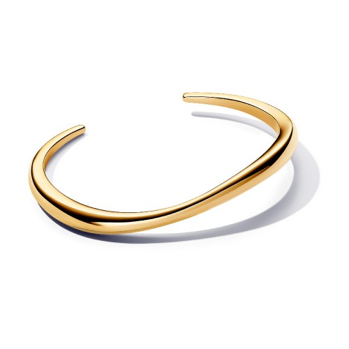 Pandora Organically Shaped Open Bangle