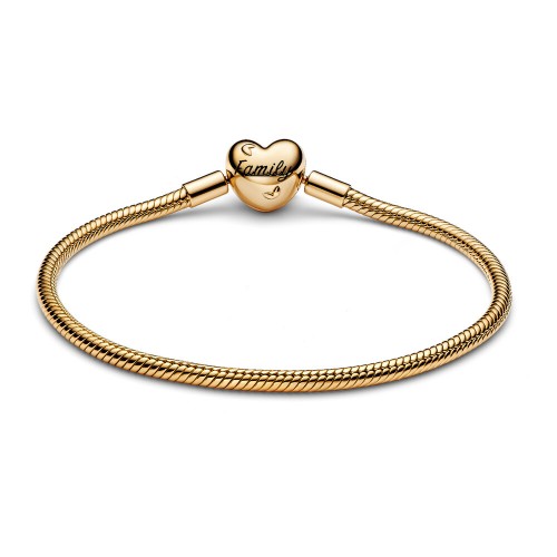 Pandora Family Tree Heart Clasp Snake Chain Bracelet Pandora Family Tree Heart Clasp Snake Chain Bracelet