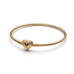 Pandora Radiating Heart Clasp Bangle Pandora Radiating Heart Clasp Bangle