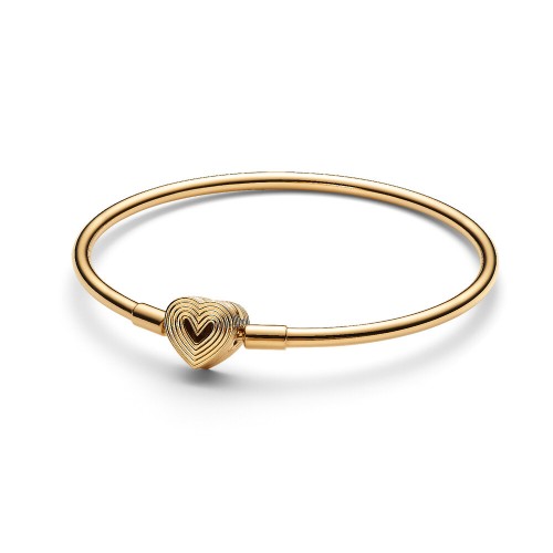 Pandora Radiating Heart Clasp Bangle Pandora Radiating Heart Clasp Bangle
