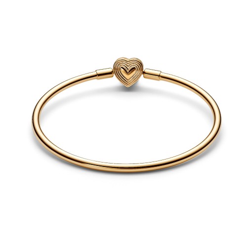 Pandora Radiating Heart Clasp Bangle Pandora Radiating Heart Clasp Bangle