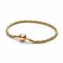Round Pandora Clasp Twisted Snake Chain Bracelet Round Pandora Clasp Twisted Snake Chain Bracelet