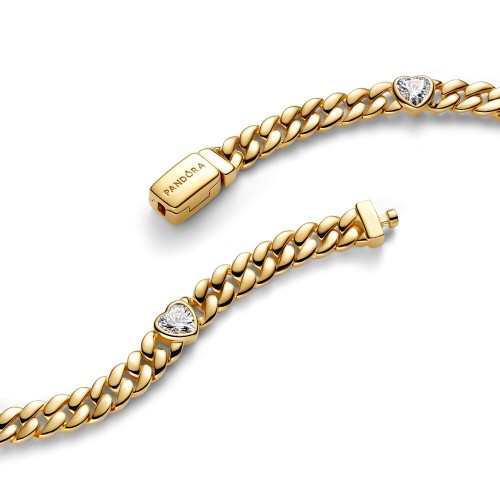 Pandora Heart Cuban Chain Bracelet Pandora Heart Cuban Chain Bracelet