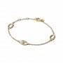 Pandora Organically Shaped Oval & Treated Freshwater Cultured Pearl Bracelet Pandora Organically Shaped Oval & Treated Freshwater Cultured Pearl Bracelet