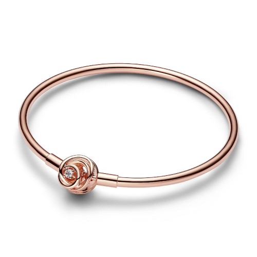 Pandora Moments Encircled Clasp Bangle