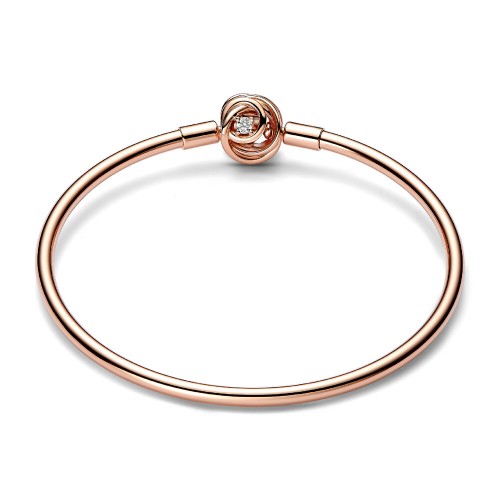 Pandora Moments Encircled Clasp Bangle