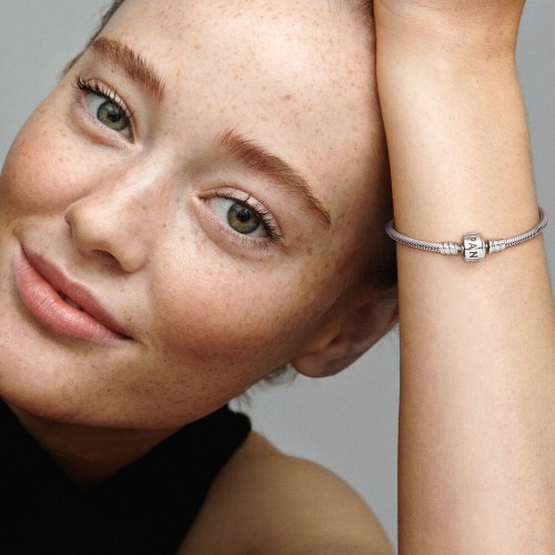Pandora Moments Barrel Clasp Snake Chain Bracelet Pandora Moments Barrel Clasp Snake Chain Bracelet