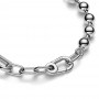 Pandora ME Metal Bead & Link Chain Bracelet
