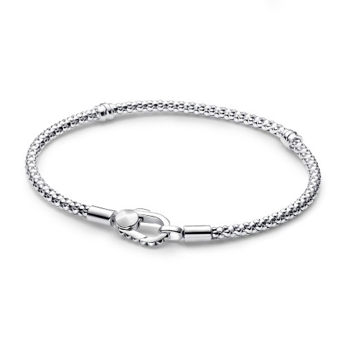 Pandora Studded Clasp & Chain Bracelet Pandora Studded Clasp & Chain Bracelet