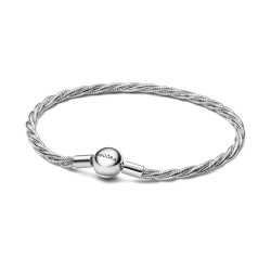 Round Pandora Clasp Twisted Snake Chain Round Pandora Clasp Twisted Snake Chain