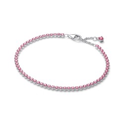 Pandora Pink Small Tennis Bracelet Pandora Pink Small Tennis Bracelet