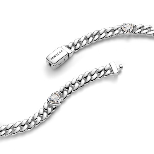 Pandora Heart Cuban Chain Bracelet Pandora Heart Cuban Chain Bracelet