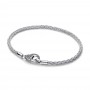 Pandora Pavé Clasp Foxtail Chain Charm Bracelet Pandora Pavé Clasp Foxtail Chain Charm Bracelet