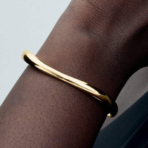Pandora Organically Shaped Open Bangle