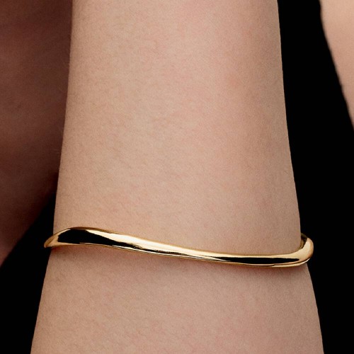 Pandora Organically Shaped Bangle Pandora Organically Shaped Bangle