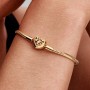 Pandora Family Tree Heart Clasp Snake Chain Bracelet Pandora Family Tree Heart Clasp Snake Chain Bracelet