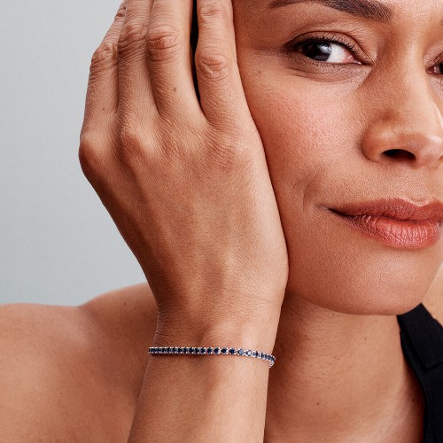 Pandora Sparkling Blue Tennis Bracelet Pandora Sparkling Blue Tennis Bracelet