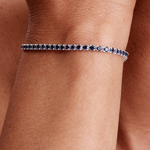 Pandora Sparkling Blue Tennis Bracelet Pandora Sparkling Blue Tennis Bracelet