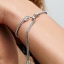 Pandora Moments Studded Chain Slider Bracelet