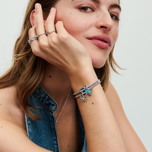 Pandora Easy-Close Magnetic Clasp Snake Chain Bracelet