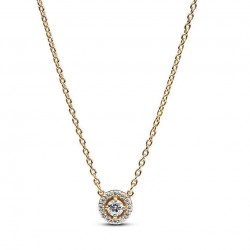 Pandora Round Pavé Halo Pendant Necklace Pandora Round Pavé Halo Pendant Necklace