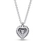 Pandora Sparkling Heart Halo Pendant Necklace