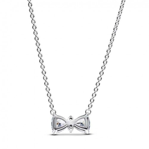 Pandora Sparkling Bow Necklace