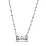 Pandora Sparkling Bow Necklace