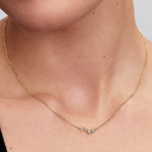 Pandora Era Lab-Grown Diamond Droplet Bar Necklace Pandora Era Lab-Grown Diamond Droplet Bar Necklace