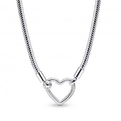 Pandora Heart Closure Snake Chain Necklace Pandora Heart Closure Snake Chain Necklace