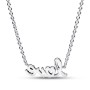 Pandora Sparkling Handwritten Love Collier Necklace